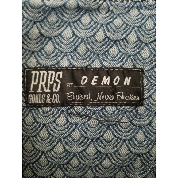 PRPS Demon‎ Fit Button Fly Men's Size 36 Jeans Purposely Distressed Denim - Picture 5 of 12